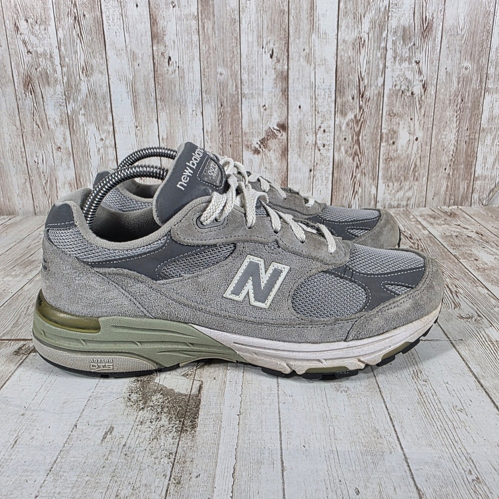 New Balance 993 Heritage Grey Suede Mesh Running Shoes Made in USA WR993GL 9 2A